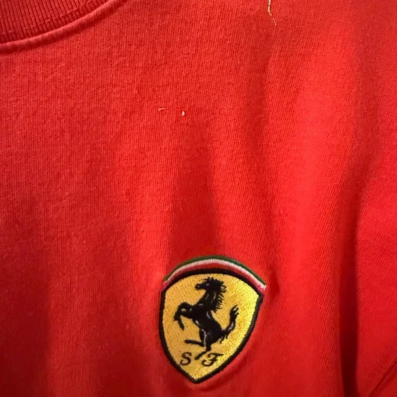 Ferrari Iconic Red Crewneck Sweater - Picture 2 of 6